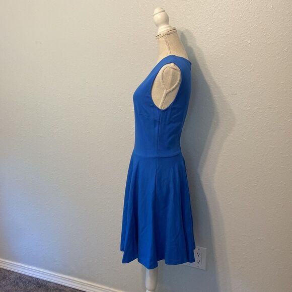 Diane von Furstenberg Royal Blue Jeannie Mini Dress Size 8 - Picture 4 of 9